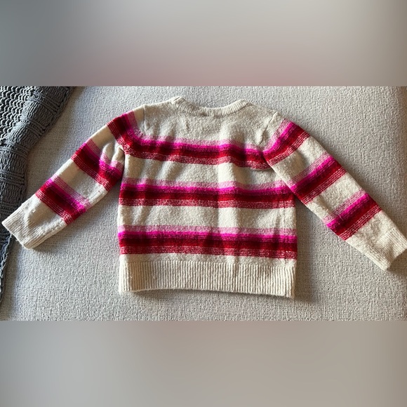 Baby Gap 3T Girls White, Pink & Red Sweater - Picture 3 of 3